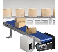 Adjustable Small Desktop Conveyor BeltIndustrialfor Packaging Factory 13503000 R/MIN Speed & Tension Control 800mm x 90mmIdeal for Production Line Automation