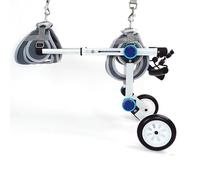 Adjustable Small Dog Wheelchair - Lightweight Hind Leg Support Mobility Aid for Disabled Pets Enhance Movement & Freedom for Your Beloved Companion