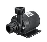 Adjustable Small Submersible Pump 800L/H Submersible Hot Water Circulation Pump DC 12V 24V 5M with Brushless Solar Motor (12V)