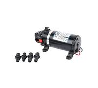 Adjustable Small Submersible Pump AC 110V 220V Water Booster Fountain High Pressure Diaphragm Pump Reciprocating Self-Priming Yacht Aquario Filter Accessories(DP120S-110V)