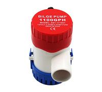 Adjustable Small Submersible Pump Bilge Pump DC 12v 24v 350-1100GPH Electric Water for Boats Seaplane Motor Homes Houseboat Accessories(350-24v)