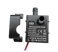 Adjustable Small Submersible Pump DC 12V 4.2W High Performance Ultra-Quiet Mini Flow Rate CPU Cooling Brushless Water Pump Waterproof Brushless Pump 240L/H