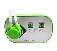 Adjustable Small Submersible Pump, Household Automatic Watering Device Intelligent Flower Sprinkling and Dripping Device Potted Drip Irrigation Peristaltic Pump, HP01 UK Plug