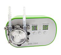 Adjustable Small Submersible Pump, Household Automatic Watering Device Intelligent Flower Sprinkling and Dripping Device Potted Drip Irrigation Peristaltic Pump, HP02 UK Plug