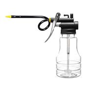 Adjustable Small submersible pump Oil Filling Equipment 300ML Transparent High Pressure Pump Oiler Lubrication Oil Can Plastic Machine Oil Pot Extended Hose