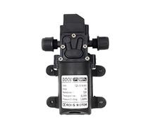 Adjustable Small Submersible Pump Water Pump Diaphragm Micro High Pressure 12V And 72W With Automatic Switch Self-Priming Sprayer 130PSI 6L/min(Screw thread type)