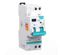 Adjustable Smart Circuit Breaker with Overcurrent Leakage Protection, Automatic Reclosing, Over/Under Voltage and Short Circuit Safety, for Home Industrial Commercial Use(6-20A)