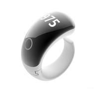 Adjustable Smart Tasbih Ring For Prayer Tracking, Digital Counter With Led Display, Ip68 Waterproof Design, Five Daily Time Reminders For Zikr, 40mah Battery Lasts Up To 10 Days, Dark Violet(White)