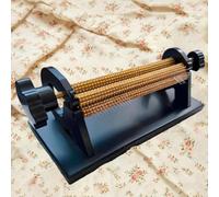 Adjustable Smocking Pleater Sewing Machine Attachment with 47 Needle Positions, Wire Box, Cloth Rolling Stick, Anti-slip Mat, and 24 Needles