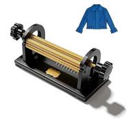 Adjustable Smocking Pleater with 47 Needle Positions and 24 Row Craft Pleats, 0.5cm Even Spacing Fabric Folding Tool for Costume Sewing and Handmade Garment Decoration Projects