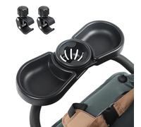 Adjustable Snack Tray for Pushchair Cup Holder | Feeding Accessories for Baby and Young Children for Golf Park, Meals, Lawn, Garden, Reading, Urban Walk