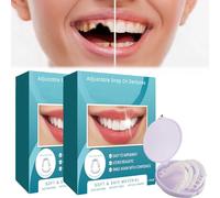 Adjustable Snap-On Dentures, Fake Teeth, Adjustable Veneers Dentures for Men and Women, Protect Your Teeth and Regain Confident Smile (2 Pcs)