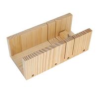 Adjustable Soap Cutter Mold, Soap Cutting Tool with Scale Marks for 1-8cm Thickness, Wooden Soap Beveler and Planer for Handmade Soap Making Supplies