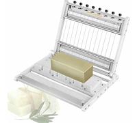 Adjustable Soap Cutter with 3 Thickness Settings, DIY Soap Making Tool, Cut Butter & Cheese, for Handmade Soaps