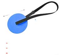 Adjustable Soccer For Practice Target with Hanging Strap for Use on Goalposts or Outdoor Training Areas (A Blue One)