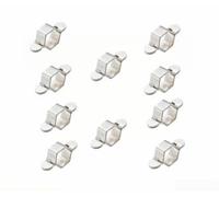Adjustable Socket Wrench for Braided Hose Fittings - Detachable Plumbing Spanner Set for Bathroom Repair - Iron & ABS Construction for 4 Inch Tubes 58x24mm(10PCS)