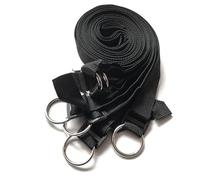 Adjustable, Soft And Comfortable Black Nylon Non-Linear Beginner'S Hand And Thigh Wristband Mattress, Easy To Install Yoga Training Band, Sports Elastic Band