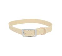 Adjustable Soft And Comfortable PVC Cat And Dog Waterproof Collar For Greyhound Shiba Inu Beagle Pomeranian,beige,XS