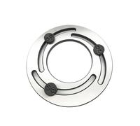 Adjustable Soft Jaw Boring Ring 4-15 Inch, Hydraulic Three Jaw Chuck with Jaw Trimmer, 15 Inch (4 inch Three Jaw)