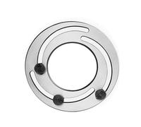 Adjustable Soft Jaw Boring Ring, Hydraulic 3-Jaw Chuck Soft Jaw Boring Ring for CNC Lathe Forming Fixture Repair 4-10 inch(4 Inch 3 Jaw)