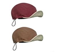 Adjustable Soft Strap Hat One Size Fits All(Wine Red + Coffee)