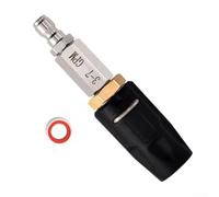 Adjustable Soft Wash for nozzle 0-60° 3-7 GPM Quick Connect Copper Steel Soft Wash for nozzle 1/4 Inch Adjustable Angle Downstream for nozzle for House Fences Driveways 0-60° Spin High Flow for nozzle