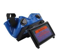 Adjustable Solar Auto Darkening Welding Glasses Goggles Suitable for Gas Welding Argon Arc (Blue)
