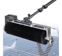 Adjustable Solar Panel Cleaning Brush Kit - Water Fed Roller for High Windows & Hard-to-Reach Areas, Efficient Maintenance Tool for Optimal Solar Panel Performance