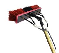 Adjustable Solar Panel Cleaning Kit - Water Fed Pole & Brush Set for Home & Professional Use - Ideal Window Cleaning Solution for Optimal Solar Efficiency