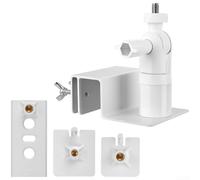 Adjustable Solar Panel Mount Bracket For Arlo, For EufyCam, And Ring Security Cameras, Stainless Steel Holder For Outdoor Installation, Multi-Angle Positioning, Weather-Resistant, Compact Size(White)