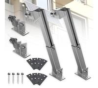 Adjustable Solar Panel Tilt Mount Brackets Support Up to 300 Watt Solar Panel, Solar Panel Stand Brackets Kit for Roof RV Boat and Any Flat Surface On-Grid/Off-Grid Systems