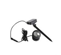 Adjustable Solar Pond Lights IP68 Submersible LED Spotlights for Garden Water Features - Dusk to Dawn Auto On Off Waterproof Landscape Lighting for Pool Fish Tank Fountain Black(1)