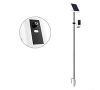 Adjustable Solar-powered Security Camera Bracket, Compatible With Cameras From Brands Such As Ring, For Blink, For-Google For Nest, For Eufy, For Arlo, And For Wyze With 1/4-inch Screw Holes.