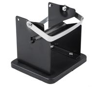 Adjustable Solder Wire Rack, Multifunctional Metal Soldering Iron Stand with Stable Base for 2KG Spools, Easy Assembly Tin Wire Dispenser Holder for Production Lines and Maintenance Rooms(Semi-metal)