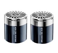 Adjustable Solid Car Aroma Diffuser | Long-Lasting Ventilated Air Freshener for Vehicles, Office & Home Use (5.5x5.5x6.7cm) (Osmanthus scent+Gardenia scent)