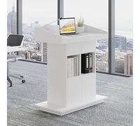 Adjustable Solid Wood Teaching Podium LecternVersatile Height for Classroom & Events Spacious Design for Presentations & Speakers Durable Recept Desk