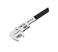 Adjustable Spanner - Wide Jaw Adjustable Wrench - 100mm Opening F Plumbing Pliers | Heavy-Duty Pipe Wrench for Plumbing Auto Repair & Maintenance Carbon Steel Multi-Functional Industrial Tool