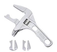 Adjustable Spanner Wrench 6-68mm Open-End Wide Jaw Spanners Wrenches Ultra-Thin Shifting Spanner Shank Plumber Bathroom Hand Tool Alloy
