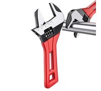 Adjustable Spanner Wrench - 7.99x3.23x4.8 Inch Heavy Duty Open-End Wrench with Movable Jaw, Durable Steel Wrenchh Tool for Plumbing, Automotive | DIY Repair, Adjustable, Tool for Garage Workshop