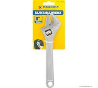 Adjustable Spanner Wrench Tool Plumbers Shifter With Wide Opening Jaw Plumbing Spanners Shifting Wrenches 8 Inch 200mm Professional Quality Hand Tools For Fittings Pipe Sink Tap Bathroom (Pack Of 1)