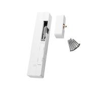 Adjustable Speed Aluminum Pneumatic Door Closer with Plate - Portable Home Accessory for Smooth Operation and Enhanced Safety
