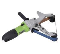 Adjustable Speed Belt Sander for Round Tube Polishing, 800W Power, 2.4-9.1m/s Speed Range, Perfect for Pipes & Round Materials