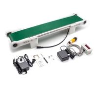 Adjustable Speed Conveyor Belt with Automatic Counter for DIY Friction Experiments and Scientific Labs - Ideal for Educational Projects and Research