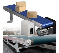 Adjustable Speed Electric Conveyor Belt, Compact Desktop Industrial Conveyor for Laboratory & Production, 1350-3000 RPM, Optimal Tension Control, Efficient Material Handling