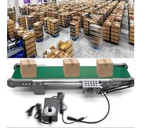 Adjustable Speed Electric Conveyor Belt with Reverse Function for Efficient Packaging and Loading - Ideal for Warehousing and Logistics Solutions