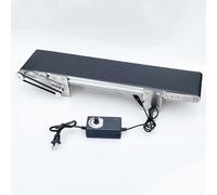 Adjustable Speed Electric Stainless Steel Conveyor Belt - PVC Desktop Transporter for Efficient Packaging & Production Line Solutions Ideal for Home & Industrial Use