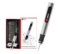 Adjustable Speed Engraving Tool Carving Pen Includes Various Accessories for Engraving Grinding Polishing Electric Engraving Pen for Wood