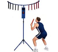Adjustable Speed Hand-Eye Coordination Trainer Arcade Machine, Reflex Stick Challenge Game, for Events, Rentals, and Family Game Nights, Adjustable-Height Tripod Yellow