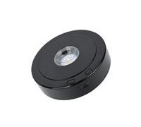 Adjustable Speed Rotating Light Stand 360 Degree Display Base Rotating Display Stand for Jewelry Artwork Desktop Crystal Holder