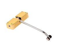 Adjustable Speed Stainless Steel Automatic Door Closer, 40KG Capaci, Black & d Fur Hardware for Smooth, Quiet Closures, & Slish Design